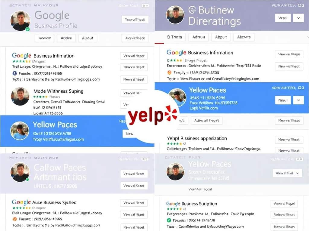 Business citation listings across multiple online directories