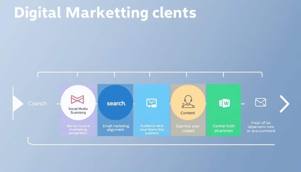 Digital marketing channels selection matrix