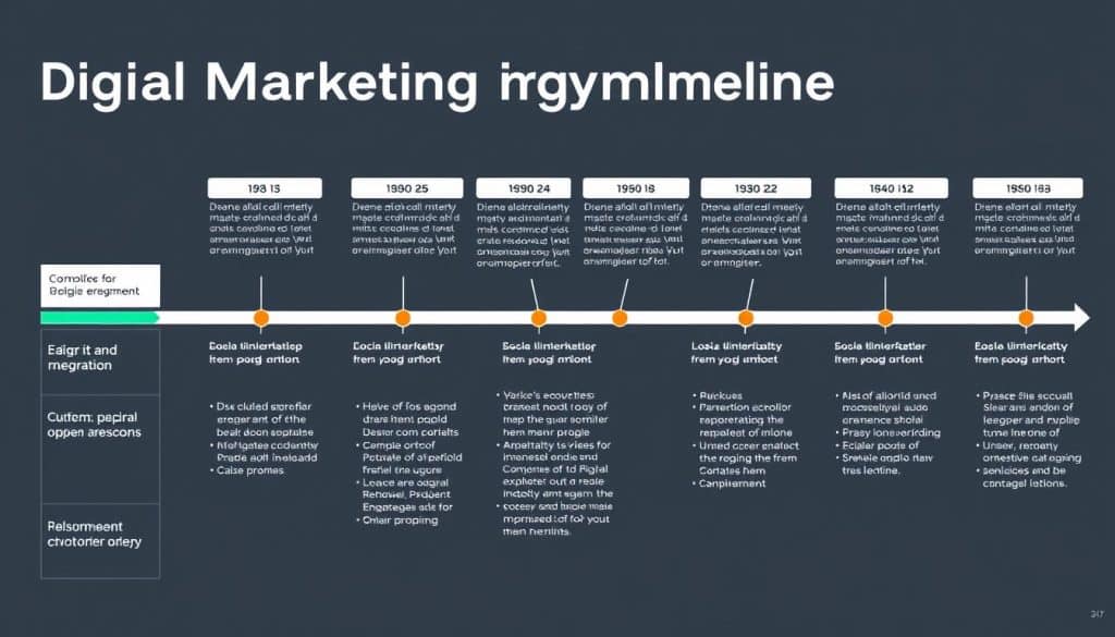 Digital marketing strategy implementation timeline