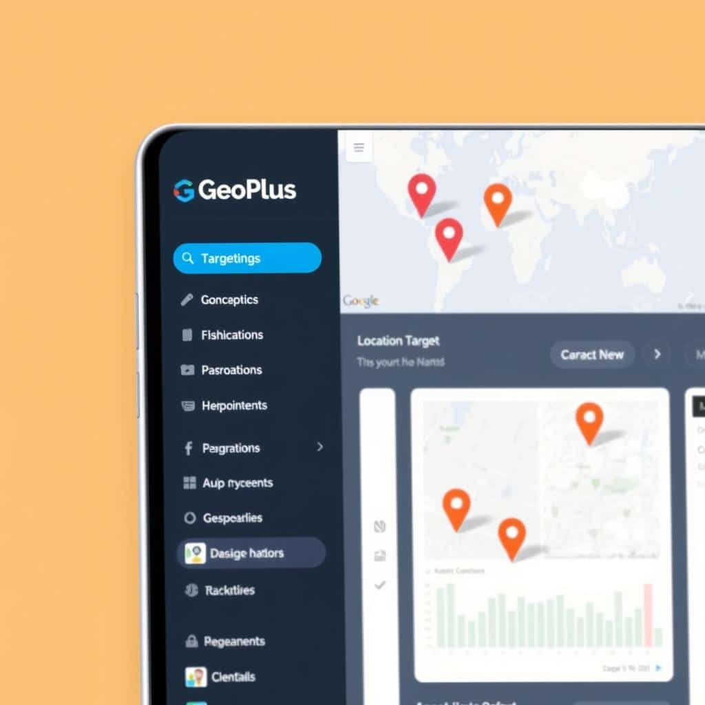 GeoPlus location targeting system for websites