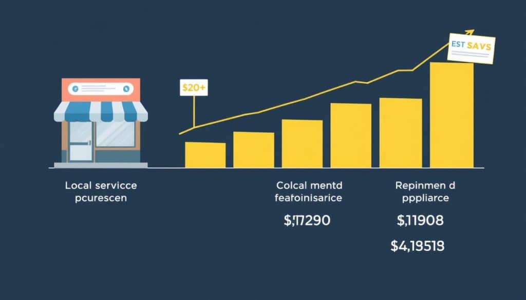 Local service business digital marketing strategy case study