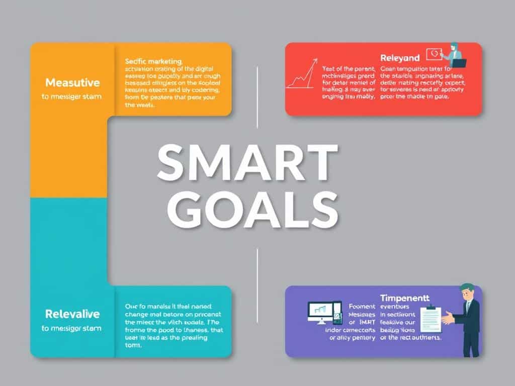 SMART goals framework for digital marketing strategy